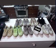 Yeezy  Boosts set of 8 pairs